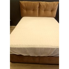 Bengi Ticaret Alez Fitted Model Full Kenar Yatak Koruyucu Lastikli 90X190 Pamuk Beyaz Renk El Yapım