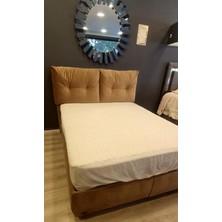 Bengi Ticaret Alez Fitted Model Full Kenar Yatak Koruyucu Lastikli 90X190 Pamuk Beyaz Renk El Yapım