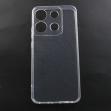 Case 4U Tecno Spark Go 2023 Kılıf Kamera Korumalı Yumuşak Şeffaf Ince Süper Silikon