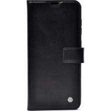 Case 4U Xiaomi Mi Note 10 Lite Tam Koruma Stand Olabilen Cüzdanlı Kar Deluxe Kapak Siyah