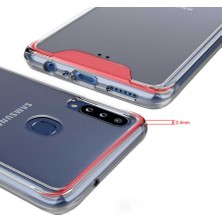 ZORE Samsung Galaxy M30 Uyumlu Kılıf Darbe Emici Kalın Şeffaf Tasarımlı Sert Silikon Kapak