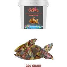 ÖzPati Tüm Akvaryum Balıkları Için Pul Yem ( Tropical Mix Flake ) 250 Gram