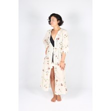 Luckka Heritage Kadın Plaj Kaftan Kimono Pareo - Ztkimono