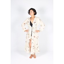 Luckka Heritage Kadın Plaj Kaftan Kimono Pareo - Ztkimono