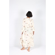 Luckka Heritage Kadın Plaj Kaftan Kimono Pareo - Ztkimono