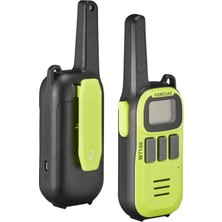 Decathlon Forclaz Usb Ile Şarj Edilebilen Walkie Talkie - 5 Km - Sarı / Siyah - Wt100