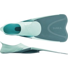 Decathlon Subea Yetişkin Şnorkelle Dalış Paleti - Mint Yeşili - 500