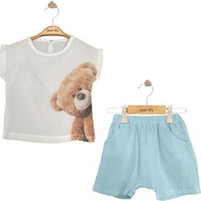 Yami Mia Mavi Bebek Set 2li YM00024