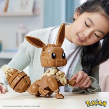 Mega Pokémon Jumbo Eevee Yapı Seti, Çocuklar İçin Karakter Figürleri Ve Yapı Oyuncakları (830 Parça) Gmd34