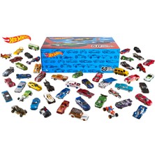 Hot Wheels Başlangıç Seti - 50'Li Araba Seti - Geniş Ürün Yelpazesi, Oyuncak Araba Koleksiyonu, 1:64 Ölçek - V6697