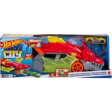 Hot Wheels Fırlatıcı ve Taşıyıcı Ejderha, 3 yaş ve Üzeri GTK42