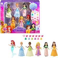 Disney Prenses Bebekleri 6'lı Set, 3 yaş ve üzeri, HLW91