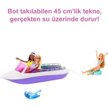 Barbie Barbie'Nin Botu Oyun Seti, 2 Barbie , 4 Oturma Alanı Bulunan Şeffaf Zeminli Tekne (46 Cm) Ve 4 Aksesuarıyla, 3 Yaş Ve Üzeri Hhg60