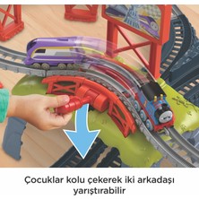 Thomas Ve Arkadaşları Sodor Kupası Yarışı – Thomas Ve Kana Tekerlekli Tren Ve Pist Yarışı Seti, 3 Yaş Ve Üzeri Çocuklar İçin Hfw03