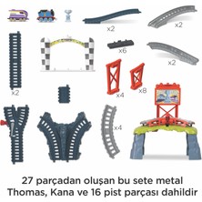 Thomas Ve Arkadaşları Sodor Kupası Yarışı – Thomas Ve Kana Tekerlekli Tren Ve Pist Yarışı Seti, 3 Yaş Ve Üzeri Çocuklar İçin Hfw03