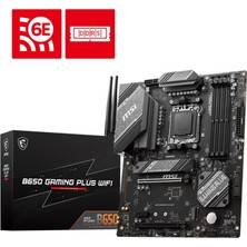 MSI MB B650 GAMING PLUS WIFI AM5 DDR5 6000MHZ(OC) HDMI DP 2xM.2 USB3.2 2.5G LAN WIFI 6E ATX