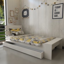Mobilya Gezegeni Yavrulu Karyola Tek Kişilik 90X190 Montessori Karyola U30-2