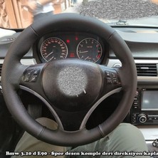 İmza Bmw 3.20D E90 Araca Özel Deri Direksiyon Kılıfı