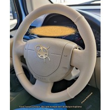 İmza Ford Transit Connect Bej Renk Araca Özel Direksiyon Kılıfı