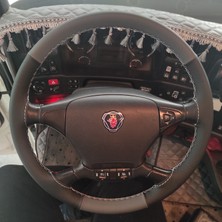 İmza Scania Siyah Gri Direksiyon Kılıfı