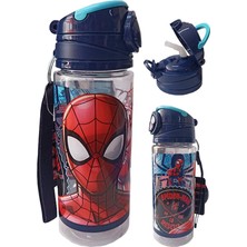 Frocx Spiderman Matara 500 ml 1 Adet Erkek Çocuk Örümcek Adam Lisanslı Suluk Okul Matarası Öğrenci Suluğu