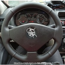 İmza Fiat Albea Araca Özel Direksiyon Kılıfı (Noktalı Düz)