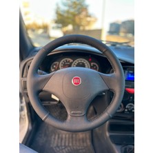 İmza Fiat Palio Araca Özel Direksiyon Kılıfı (Düz Siyah Dikiş)