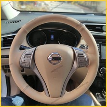 İmza Nissan Ixtiral Araca Özel Direksiyon Kılıfı (Krem Deri) AÇIKLAMAYI OKUYUNUZ!