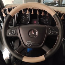 İmza Mercedes Actors Direksiyon Kılıfı (Siyah Krem)