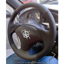 İmza Fiat Palio Araca Özel Direksiyon Kılıfı (Noktalı Gri)