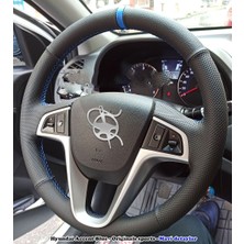 İmza Hyundai I20 Araca Özel Direksiyon Kılıfı (Noktalı Düz Yüzüklü)