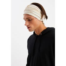 Bej Erkek 4 fonksiyonlu Koruyucu  Pamuklu, Esnek, Terletmez, Bandana, Boyunluk, Buff, Maske