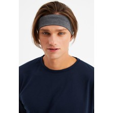 Butikgiz Füme Erkek Pamuklu Penye, Kaymaz, Terletmez, Ultra Hafif, Spor Saç Bandı Bandana