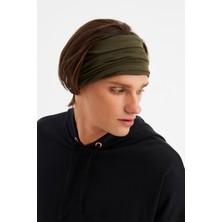HAKİ Erkek 4 fonksiyonlu Koruyucu  Pamuklu, Esnek, Terletmez, Bandana, Boyunluk, Buff, Maske