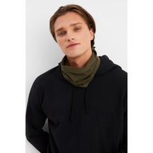 HAKİ Erkek 4 fonksiyonlu Koruyucu  Pamuklu, Esnek, Terletmez, Bandana, Boyunluk, Buff, Maske