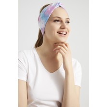 Butikgiz Batik Aqua, Butik Tasarım Kadın Bandana Saç Bandı, Ekstra Yumuşak,  Esnek, Doğal, Pamuklu Penye