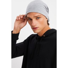 Açık Gri Erkek 4 fonksiyonlu Koruyucu  Pamuklu, Esnek, Terletmez, Bandana, Boyunluk, Buff, Maske