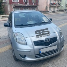 STS Oto Aksesuar Toyota Corolla 2002-2010 Uyumlu Sinyalsiz Batman Yarasa Ayna Kapağı Piano Black Abs Plastik