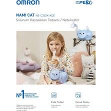 Omron Nami Cat Çocuklara Uygun Sevimli Nebülizatör