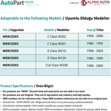 Alpha Auto Part Mercedes Clk W208, E Class, C Class Için Ön Koltuk Ayar Kolu-2 Adet