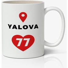 Nostaljik Lezzetler Yalova Baskılı Kupa Bardak Baskılı Kahve Kupa Bardak