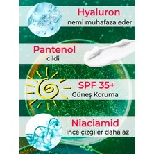 Luminate Yoğun Nemlendirici Yüz Kremi Cilt Tonu Eşitleyici Leke Karşıtı Gözenek Sıkılaştırıcı Su Bazlı Hyaluron Niacinamide Pantenol Spf 35+ 100 ml