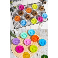 Renkli Mini Silikon Muffin Kalıbı ,minik Kek Kabı ,jole Kalıbı ,cupcake Kalıbı