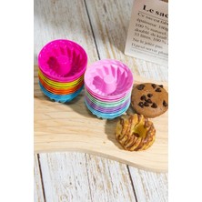 Renkli Mini Silikon Muffin Kalıbı ,minik Kek Kabı ,jole Kalıbı ,cupcake Kalıbı