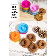 Renkli Mini Silikon Muffin Kalıbı ,minik Kek Kabı ,jole Kalıbı ,cupcake Kalıbı