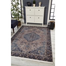 Halınet Aligarh Mavi Klasik Dijital Baskı Halı