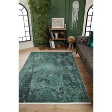 Halınet  Gojra Yeşil Modern Dijital Baskı Halı