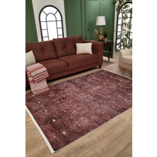 Halınet Vallarta Kahverengi Modern Dijital Baskı Halı