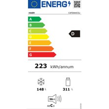 Haier C3FE844CGJ 459 Lt Kombi Tipi No Frost Buzdolabı