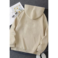 Only Trendwear Unisex Oversize Fine Baskılı Sweatshirt
